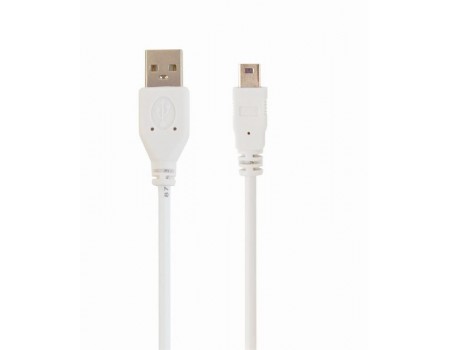 Кабель Gembird (CC-USB2-AM5P-6) USB-Mini USB (5 pin) 1.8м, белый