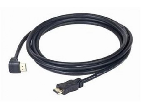 Кабель Cablexpert (CC-HDMI490-10) HDMI to HDMI V.1.4, вилка/угловая вилка 3 м черный