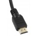 Кабель Cablexpert (CC-HDMI490-15) HDMI to HDMI V.1.4, вилка/угловая вилка 4,5 м черный