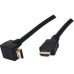 Кабель Cablexpert (CC-HDMI490-6) HDMI-HDMI V.1.4, вилка/угловая вилка 1.8м Black