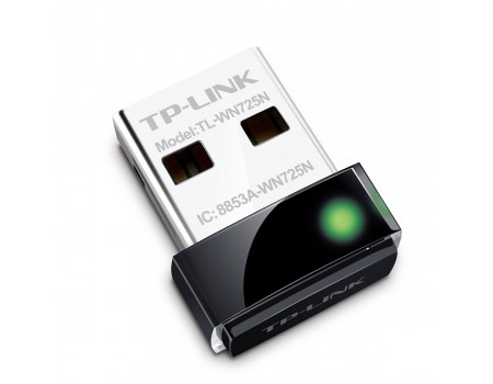 Бездротовий адаптер TP-Link TL-WN725N (150Mbps, USB, nano)