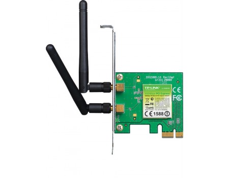 Бездротовий адаптер TP-Link TL-WN881ND (300Mbps, PCI-E, 2 знімні антени)