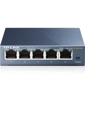 Комутатор TP-Link TL-SG105 (5хGE, настільний, метал)