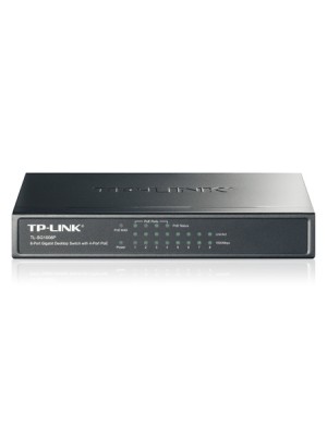Комутатор TP-Link TL-SG1008P (4xGE, 4xGE PoE, PoE max 53w)