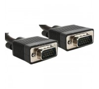 Кабель Cablexpert (CC-PPVGA-20M-B) VGA-VGA HD15M/HD15M з 2- м' я фер. перснями, подвійним екраном, чорним, 20м