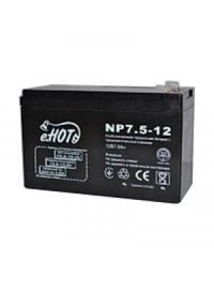 Аккумуляторная батарея ENOT 12V 7.5AH (NP7.5-12) AGM