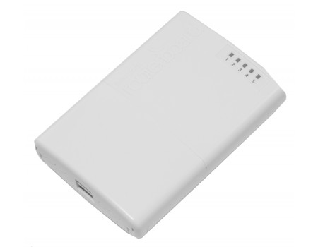 Маршрутизатор MikroTik PowerBox (RB750P-PBr2) (650MHz/64Mb, 5х100Мбит, PoE out, outdoor)