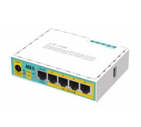 Маршрутизатор MikroTik RouterBOARD RB750UPr2 hEX PoE lite (650MHz/64Mb, 1xUSB, 5х100 Мбіт, PoE in, PoE out)