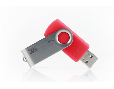 USB3.0  8GB GOODRAM UTS3 (Twister) Red (UTS3-0080R0R11)