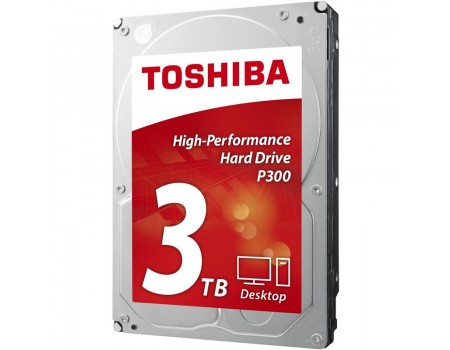 HDD SATA 3.0TB Toshiba P300 7200rpm 64MB (HDWD130UZSVA)