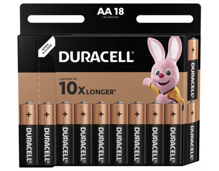 Батарейка Duracell Basic AA/LR06 BL 18шт