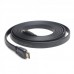 Кабель Cablexpert (CC-HDMI4F-10) HDMI(M) - HDMI(M) v1.4, плоский, черный, 3м
