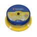 DVD+RW Verbatim (43489) 4.7GB 4x Cake, 25 шт Silver