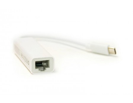 Адаптер PowerPlant (DV4067) USB Type-RJ45, 0.12м, White