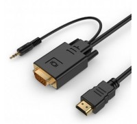 Кабель Cablexpert (A-HDMI-VGA-03-10) HDMI-VGA-3.5мм, 3м