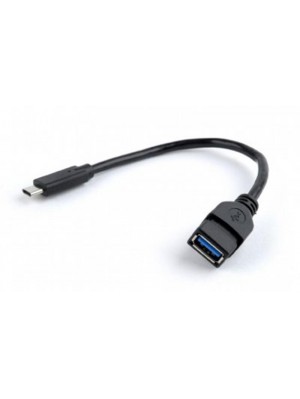 Кабель Cablexpert (A-OTG-CMAF3-01), USB3.0 Type-C - USB Type-A, 0.2 м, черный