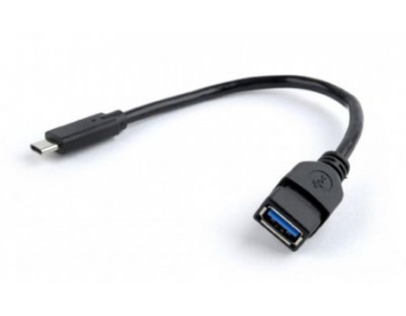 Кабель Cablexpert (A-OTG-CMAF3-01), USB3.0 Type-C - USB Type-A, 0.2 м, черный