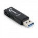 Кардридер Gembird USB3.0 UHB-CR3-01 Black