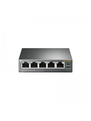 Комутатор TP-Link TL-SF1005P (1хFE, 4xFe PoE, max 53W)