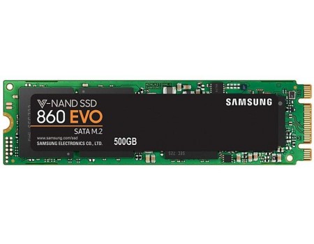 SSD  500GB Samsung 860 EVO M.2 2280 SATAIII MLC (MZ-N6E500BW)
