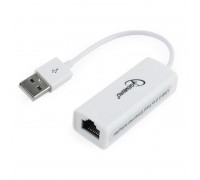 Мережевий адаптер Gembird (NIC-U2-02) USB — Fast Ethernet, білий