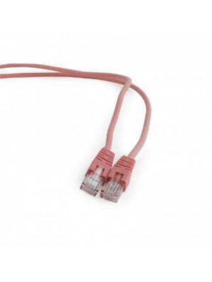 Патч-корд UTP Cablexpert (PP12-5M/RO) литий, 50u "штекер із засувкою, 5 м, рожевий