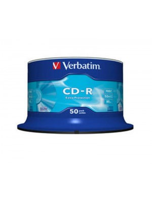 CD-R Verbatim (43351) 700 MB/80 min 52x Extra (50 pcs Cake Box)