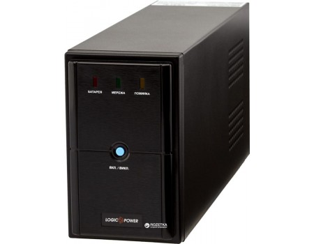 ДБЖ LogicPower LPM-U825VA,Lin.int.,AVR, 2 x євро, USB, метал