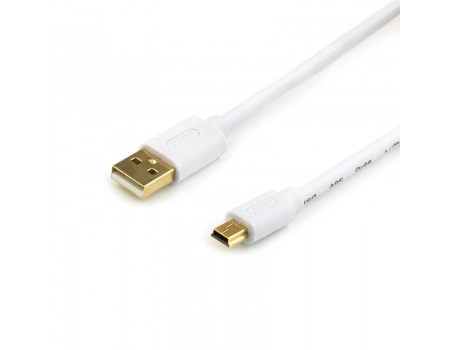 Кабель Atcom (16120) USB 2.0 AM/miniUSB, 1.8м, белый
