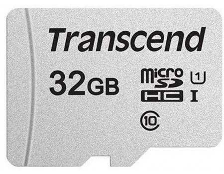 MicroSDHC 32GB UHS-I Class 10 Transcend 300S + SD-adapter (TS32GUSD300S-A)