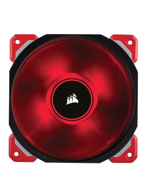 Вентилятор Corsair ML120 Pro LED Red (CO-9050042-WW), 120x120x25мм, 4-pin, чорний