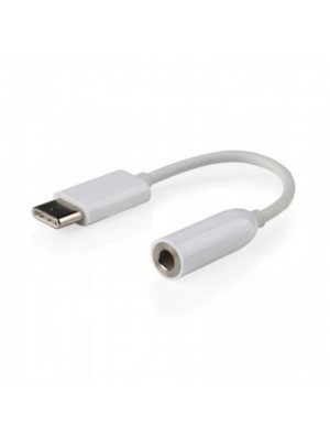 Аудио-кабель Cablexpert (CCA-UC3.5F-01-W), USB Type-C-3.5мм, 0.15 м, белый