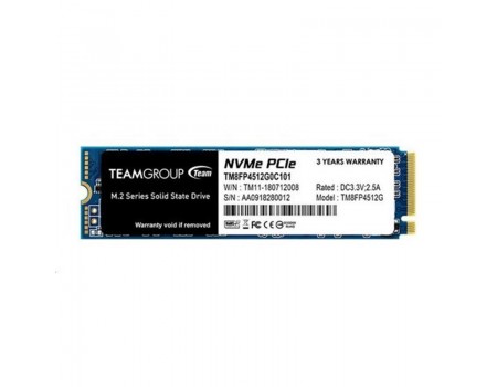 SSD 512GB Team MP34 M.2 2280 PCIe 3.0 x4 3D TLC (TM8FP4512G0C101)