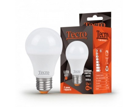 Лампа LED Tecro TL-A60-8W-4K-E27 8W 4000K E27