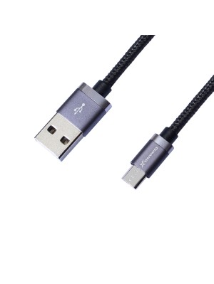 Кабель Grand-X USB-microUSB, 3A, 1м, Black (FM07B)