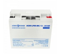 Акумуляторна батарея LogicPower 12 V 20 AH (LPM-MG 12 — 20 AH) AGM мультигель