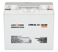 Акумуляторна батарея LogicPower 12 V 20 AH (LPM-GL 12 — 20 AH) GEL