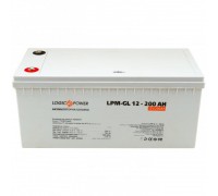 Акумуляторна батарея LogicPower 12V 200AH (LPM-GL 12 - 200 AH) GEL