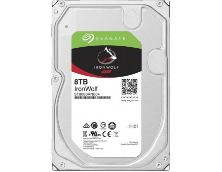 HDD SATA 8.0TB Seagate IronWolf NAS 7200rpm 256MB (ST8000VN004)