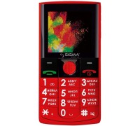 Мобільний телефон Sigma mobile Comfort 50 Solo Dual Sim Red