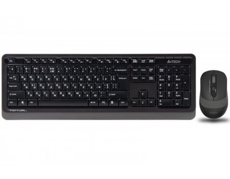 Комплект (Клавіатура, миша) беспроводной A4Tech FG1010 Black/Grey USB
