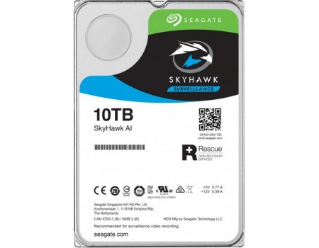 HDD SATA 10.0TB Seagate SkyHawk Al Surveillance 256MB (ST10000VE0008)