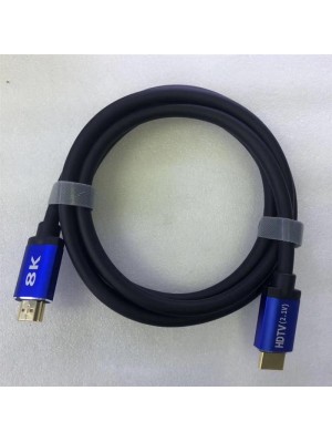 Кабель Atcom (88888) HDMI-HDMI V.2.1, Real 8K, вилка/вилка, 2м, чорний