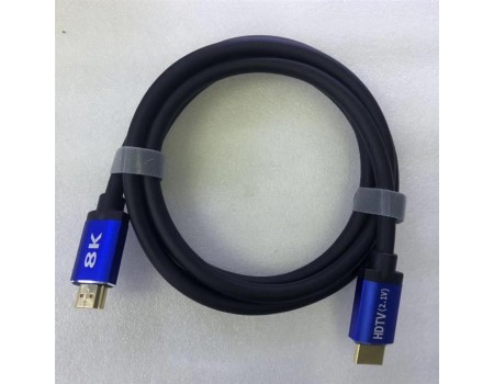 Кабель Atcom (88888) HDMI-HDMI V.2.1, Real 8K, вилка/вилка, 2м, чорний