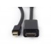 Кабель Cablexpert (CC-mDP-HDMI-6) miniDisplayport - HDMI, вилка/вилка, 1.8м, чорний