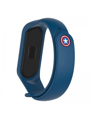 Ремешок Armorstandart Superhero Edition для Xiaomi Mi Band 4/3 Captain America Blue (ARM55061)