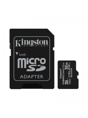 MicroSDHC 2x32GB UHS-I Class 10 Kingston Canvas Select Plus R100MB/s + SD-адаптер (SDCS2/32GB-2P1A)