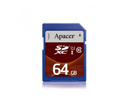 SDXC 64GB UHS-I Class 10 Apacer (AP64GSDXC10U1-R)