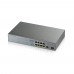 Комутатор для відеоспостереження ZYXEL GS1300-10HP (GS1300-10HP-EU0101F) (1хGE, 8xGE PoE+, 1хSFP, Max PoE 130W,