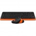 Комплект (клавіатура, миша) бездротової A4Tech Bloody FG10 Orange USB